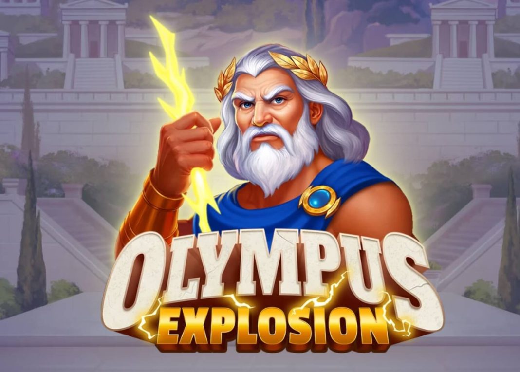 Screenshot of Gates of Olympus slot game interface showing symbols and multipliers