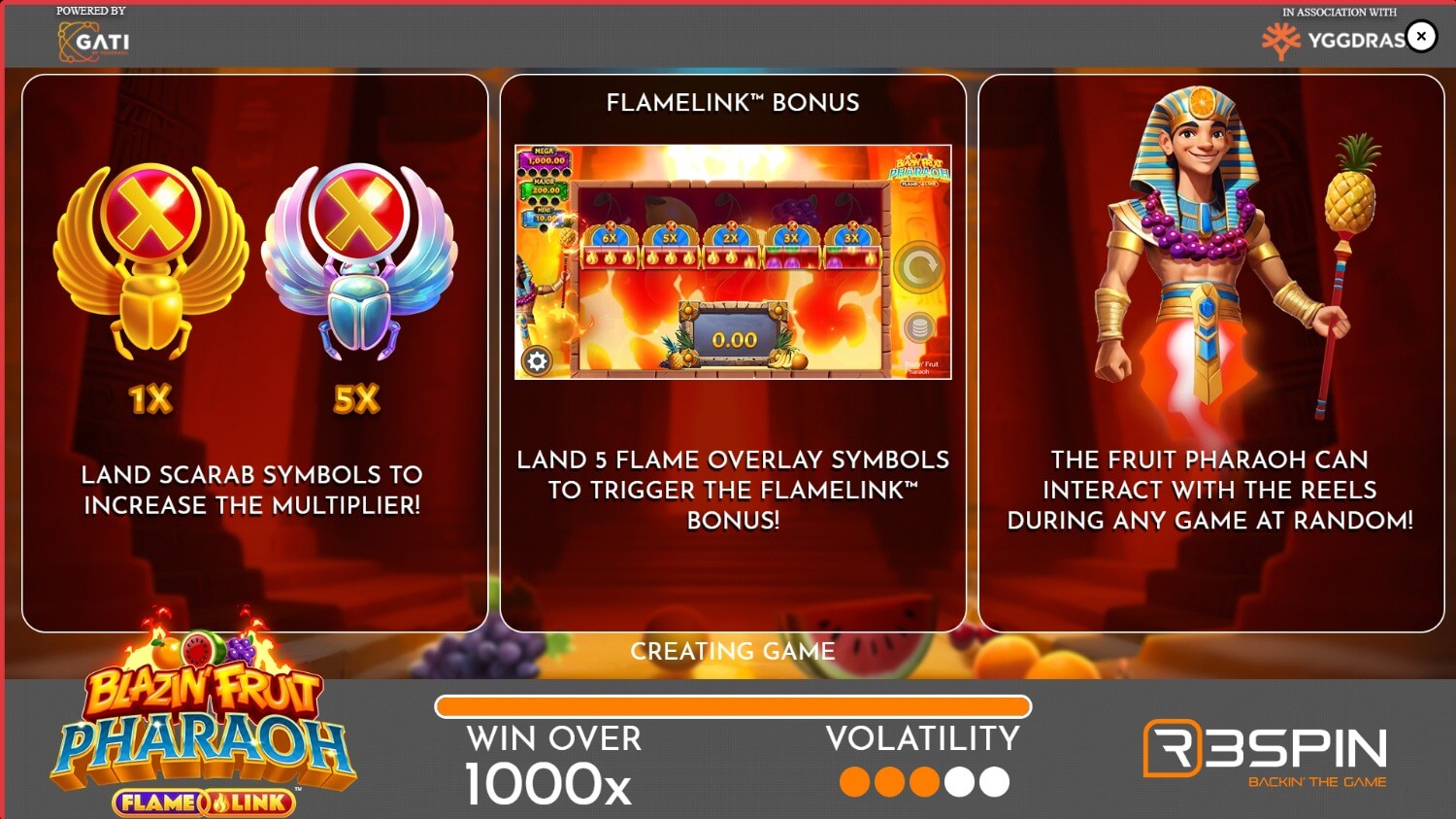 Blazin’ Fruit Pharaoh FlameLink™